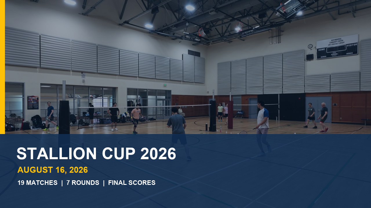 Latest game day: Stallion Cup 2026 — August 16th, 2026
